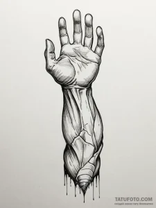 Tattoo design a powerful, muscular forearm wi... - эскиз тату (№1751142753_0, 28.06.2025 20:32) — Tatufoto.com