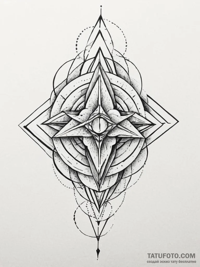 Tattoo design an abstract representation of "... - эскиз тату (№1751145906_0, 28.06.2025 21:25) — Tatufoto.com
