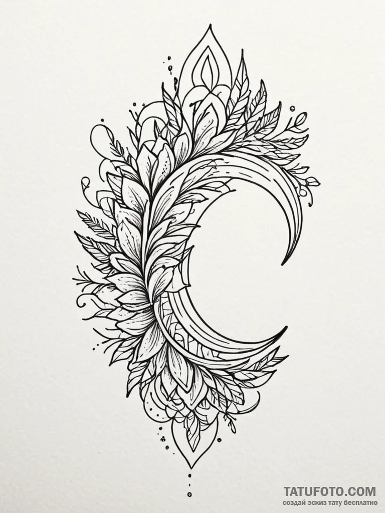 Tattoo sketch a vibrant rainbow effect on a m... - эскиз тату (№1751148650_0, 28.06.2025 22:10) — Tatufoto.com