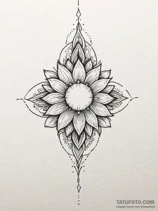 Tattoo design a delicate light breaking throu... - эскиз тату (№1751149705_0, 28.06.2025 22:28) — Tatufoto.com