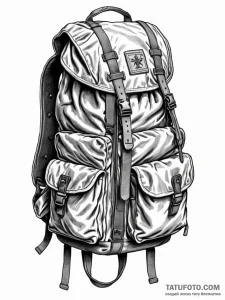Tattoo sketch a detailed, generic military ru... - эскиз тату (№1751150904_0, 28.06.2025 22:48) — Tatufoto.com