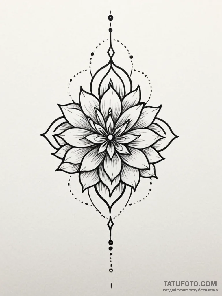 Tattoo sketch a subtle gradient from light to... - эскиз тату (№1751151833_0, 28.06.2025 23:03) — Tatufoto.com