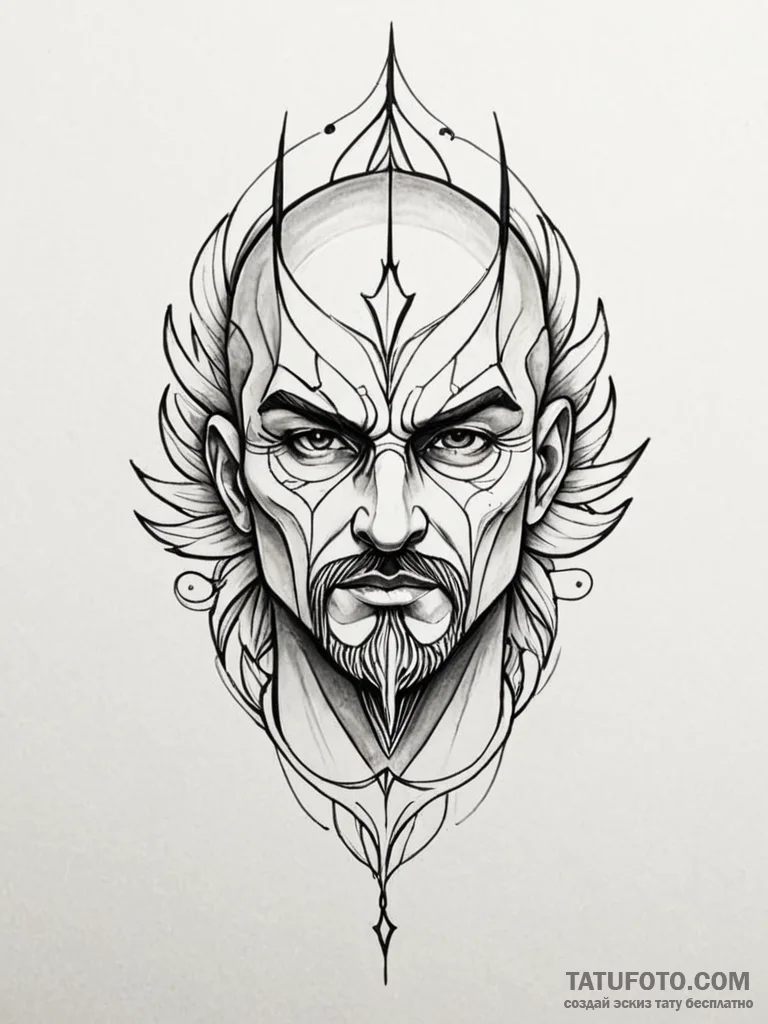 Tattoo design a subtle tribute to a personal... - эскиз тату (№1751153247_0, 28.06.2025 23:27) — Tatufoto.com