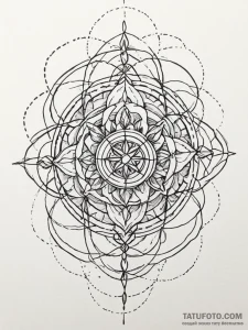 Tattoo sketch an abstract "wall" of interconn... - эскиз тату (№1751153507_0, 28.06.2025 23:31) — Tatufoto.com