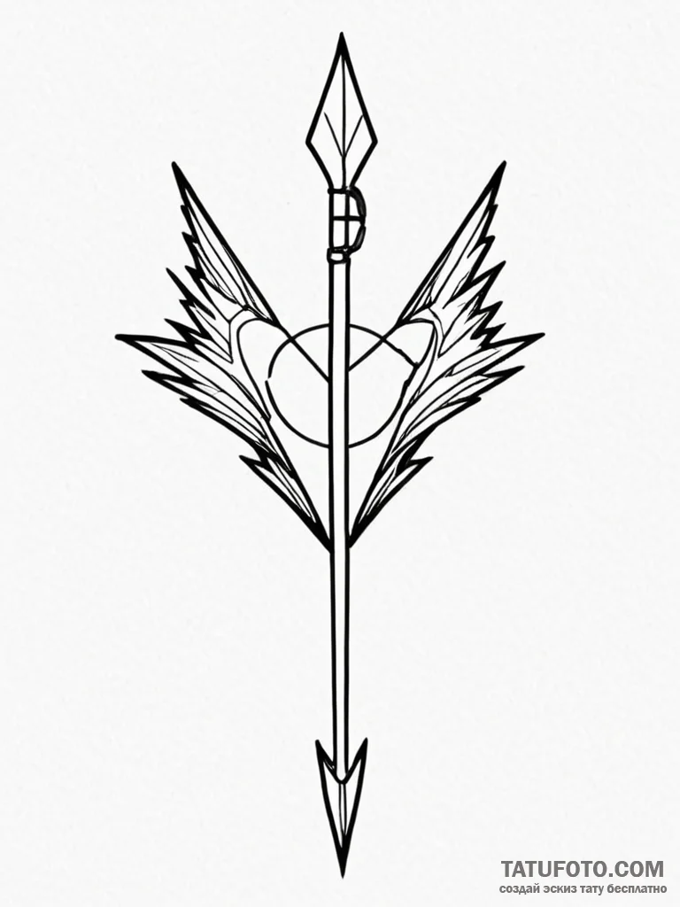 Tattoo design a subtle 'respawn' arrow linewo... - эскиз тату (№1751159689_0, 29.06.2025 01:14) — Tatufoto.com