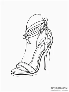 Tattoo design a fine line outline of a woman'... - эскиз тату (№1751160859_0, 29.06.2025 01:34) — Tatufoto.com