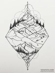 Tattoo design a simple map line tracing a sha... - эскиз тату (№1751162812_0, 29.06.2025 02:06) — Tatufoto.com