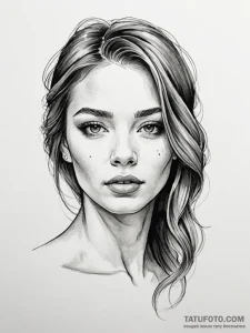 Tattoo sketch a memorial portrait in a realis... - эскиз тату (№1751163484_0, 29.06.2025 02:18) — Tatufoto.com
