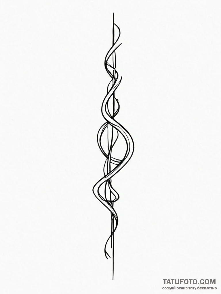 Tattoo design a wrist with abstract lines for... - эскиз тату (№1751168001_0, 29.06.2025 03:33) — Tatufoto.com