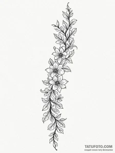 Tattoo sketch a delicate lace pattern wrappin... - эскиз тату (№1751170039_0, 29.06.2025 04:07) — Tatufoto.com