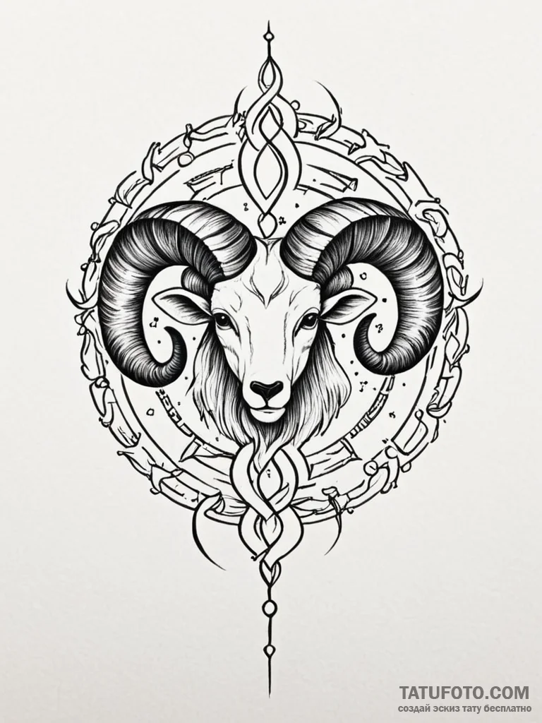 Tattoo design an abstract representation of t... - эскиз тату (№1751179547_0, 29.06.2025 06:45) — Tatufoto.com