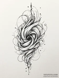 Tattoo sketch a fluid, powerful motion captur... - эскиз тату (№1751185561_0, 29.06.2025 08:26) — Tatufoto.com
