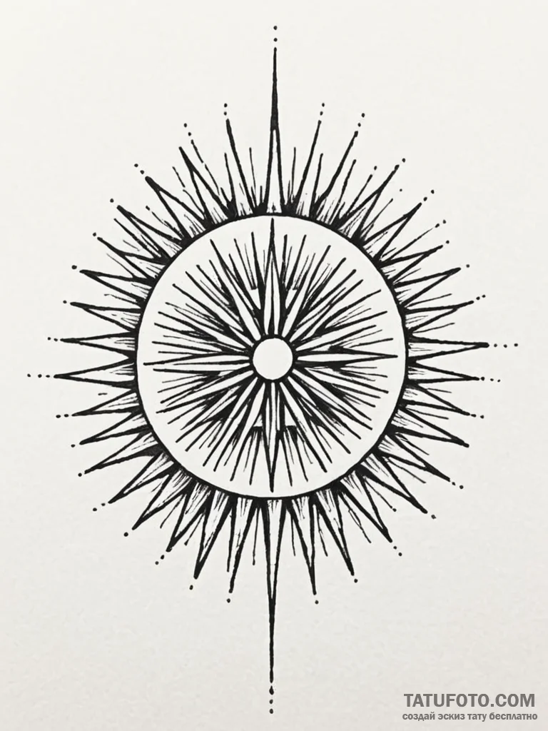 Tattoo sketch an abstract representation of a... - эскиз тату (№1751187568_0, 29.06.2025 08:59) — Tatufoto.com