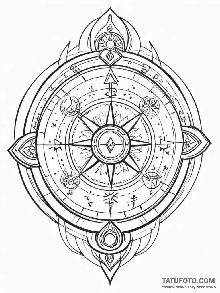 руна гадалка / гадать (gadat, divination, des... - эскиз тату (№1751188517_0, 29.06.2025 09:15) — Tatufoto.com