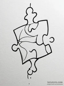 Tattoo design a 'puzzle piece' that completes... - эскиз тату (№1751189009_0, 29.06.2025 09:23) — Tatufoto.com