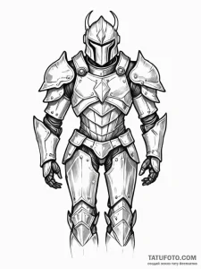 Tattoo sketch an abstract "armor" made of lig... - эскиз тату (№1751190083_0, 29.06.2025 09:41) — Tatufoto.com