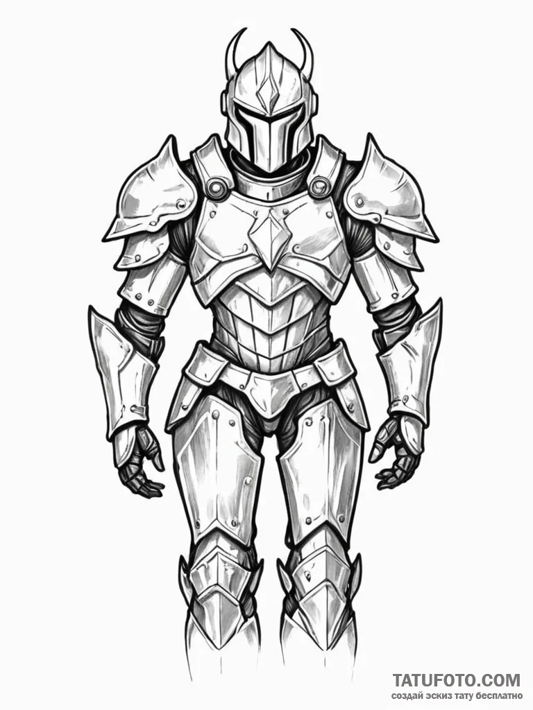 Tattoo sketch an abstract "armor" made of lig... - эскиз тату (№1751190083_0, 29.06.2025 09:41) — Tatufoto.com