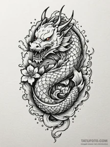 Puzzle, ink illustration for tattoo, on a cle... - эскиз тату (№1751191154_0, 29.06.2025 09:59) — Tatufoto.com