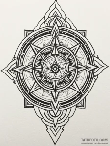 Bone sigil glowing faintly, tattoo sketch des... - эскиз тату (№1751191335_0, 29.06.2025 10:02) — Tatufoto.com