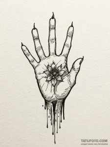 U, tattoo drawing outline, rough sketchy line... - эскиз тату (№1751204782_0, 29.06.2025 13:46) — Tatufoto.com