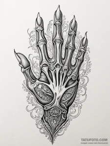 Quicksand pulling skeletal hand, tattoo drawi... - эскиз тату (№1751206451_0, 29.06.2025 14:14) — Tatufoto.com