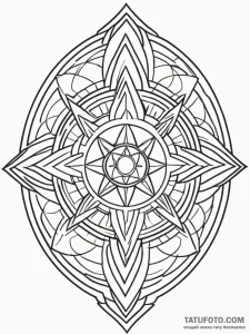 Runestone cracked and glowing, artistic tatto... - эскиз тату (№1751206537_0, 29.06.2025 14:15) — Tatufoto.com