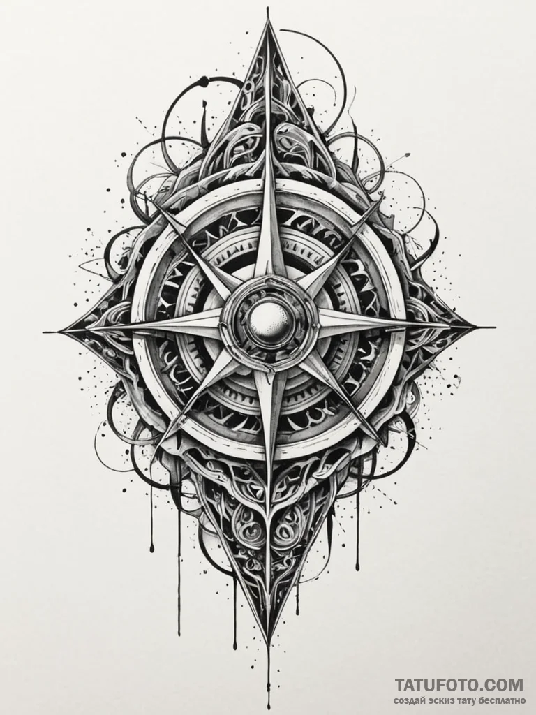 Pulsar map, concept art for tattoo, on a clea... - эскиз тату (№1751216373_0, 29.06.2025 16:59) — Tatufoto.com