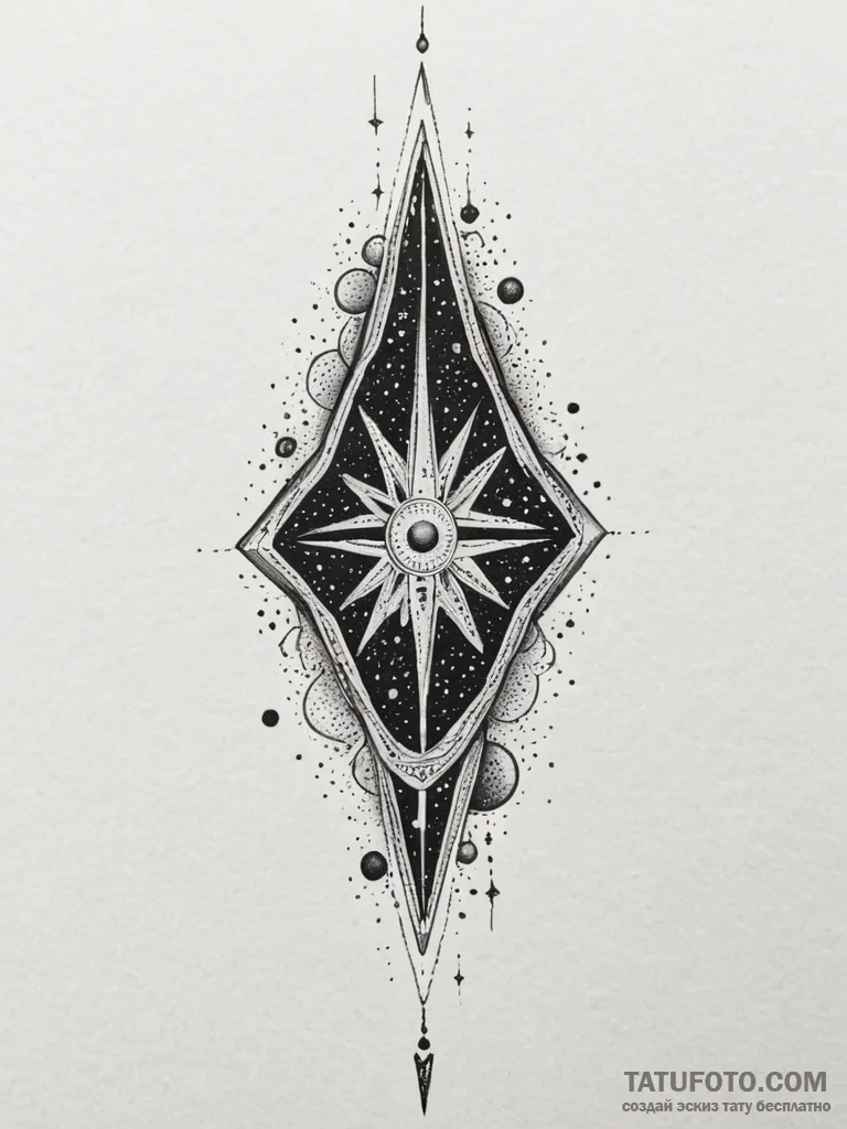 Meteorite blade echoing with runes, tattoo dr... - эскиз тату (№1751224488_0, 29.06.2025 19:14) — Tatufoto.com