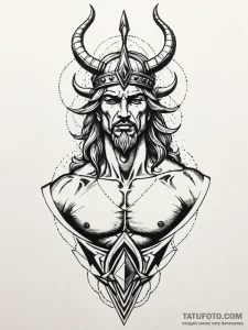 George the victorious, artistic tattoo sketch... - эскиз тату (№1751228262_0, 29.06.2025 20:17) — Tatufoto.com