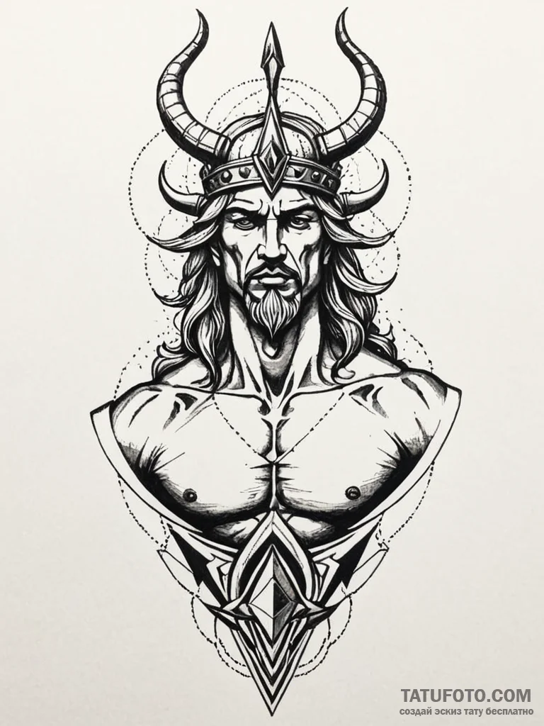 George the victorious, artistic tattoo sketch... - эскиз тату (№1751228262_0, 29.06.2025 20:17) — Tatufoto.com