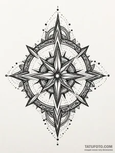 Kolovrat, tattoo drawing outline, black and r... - эскиз тату (№1751234736_0, 29.06.2025 22:05) — Tatufoto.com