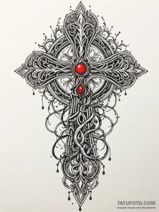 Pine roots binding relic, tattoo flash sheet... - эскиз тату (№1751242788_0, 30.06.2025 00:19) — Tatufoto.com