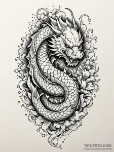 Indian, tattoo drawing outline, irezumi japan... - эскиз тату (№1751244074_0, 30.06.2025 00:41) — Tatufoto.com