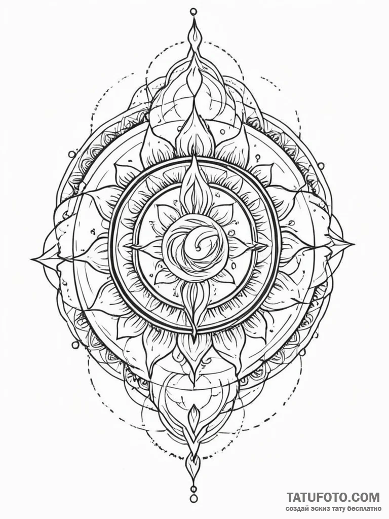 Flaming serpent spiraling through stars, tatt... - эскиз тату (№1751247409_0, 30.06.2025 01:36) — Tatufoto.com