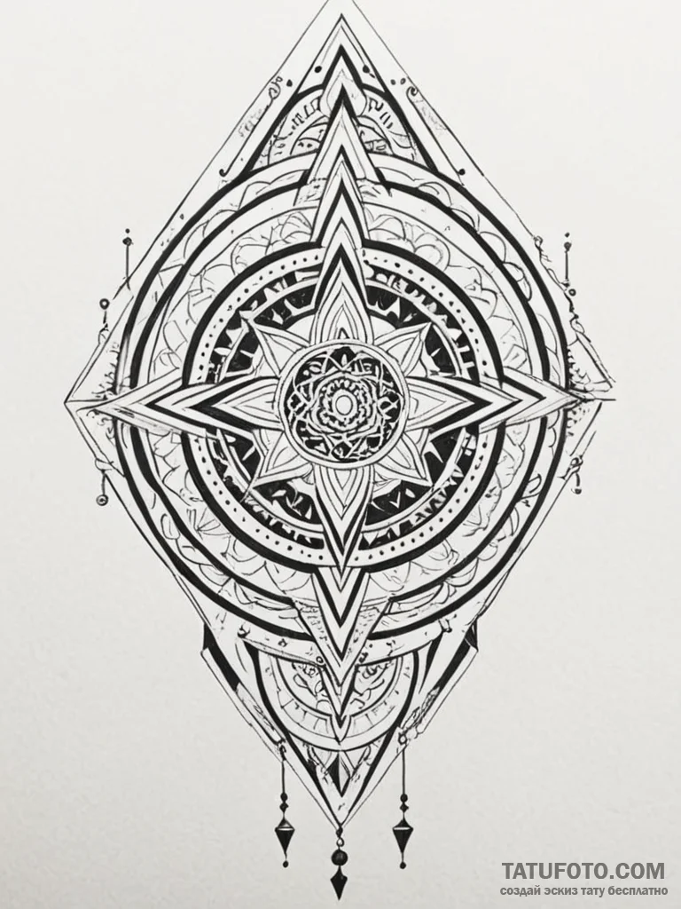 Haunted blade beneath celestial gate, artisti... - эскиз тату (№1751248887_0, 30.06.2025 02:01) — Tatufoto.com