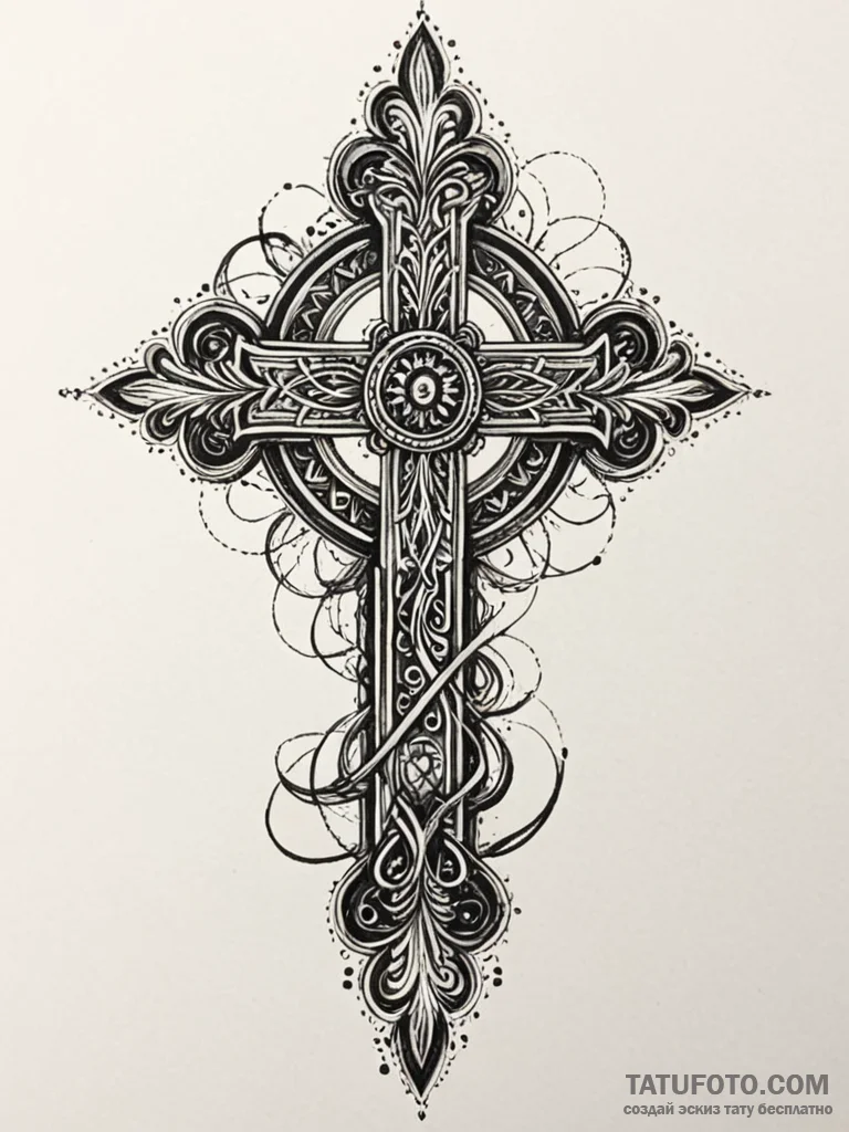 L, artistic tattoo sketch, highly detailed, i... - эскиз тату (№1751249031_0, 30.06.2025 02:03) — Tatufoto.com