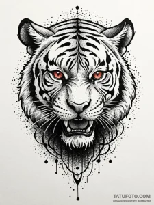 Gladiator's helmet with a tiger's snarl, conc... - эскиз тату (№1751251642_0, 30.06.2025 02:47) — Tatufoto.com