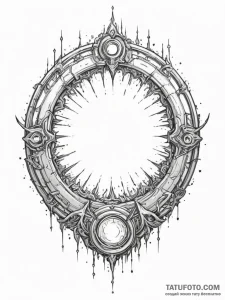 Portal to another dimension - эскиз тату (№1751263726_0, 30.06.2025 06:08) — Tatufoto.com