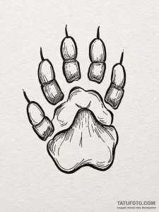 Cat's paws, tattoo flash sheet design, muted... - эскиз тату (№1751263989_0, 30.06.2025 06:13) — Tatufoto.com