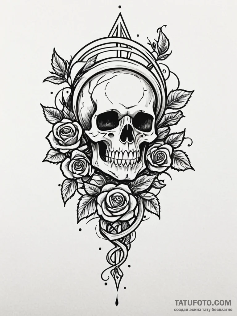 Glyph-etched blade piercing void, tattoo sket... - эскиз тату (№1751271476_0, 30.06.2025 08:17) — Tatufoto.com