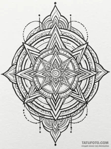 War sigil burning beneath frost, tattoo drawi... - эскиз тату (№1751271815_0, 30.06.2025 08:23) — Tatufoto.com