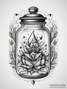 Lightning captured in a leyden jar, tattoo li... - эскиз тату (№1751282639_0, 30.06.2025 11:23) — Tatufoto.com