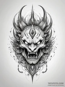 Jewel blade devouring celestial flame, tattoo... - эскиз тату (№1751282702_0, 30.06.2025 11:25) — Tatufoto.com