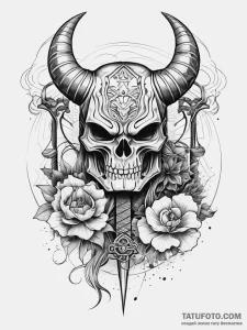 Thor's hammer, mjolnir, shattering a giant's... - эскиз тату (№1751282838_0, 30.06.2025 11:27) — Tatufoto.com