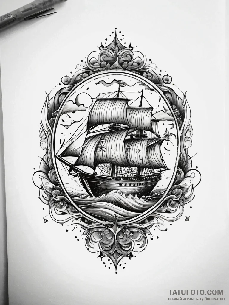 Black wind tearing veil, artistic tattoo sket... - эскиз тату (№1751293491_0, 30.06.2025 14:24) — Tatufoto.com