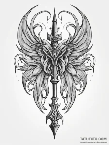 Black roots gripping shattered blade, artisti... - эскиз тату (№1751293616_0, 30.06.2025 14:26) — Tatufoto.com