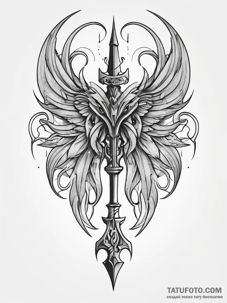 Black roots gripping shattered blade, artisti... - эскиз тату (№1751293616_0, 30.06.2025 14:26) — Tatufoto.com