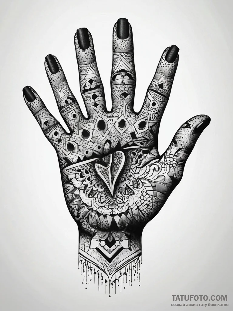 Finger guns gesture, minimalist outline, tatt... - эскиз тату (№1751295220_0, 30.06.2025 14:53) — Tatufoto.com