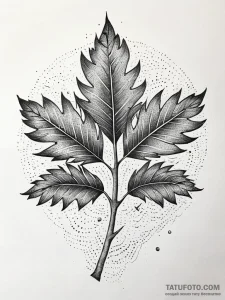 Oak branches binding relic, tattoo sketch des... - эскиз тату (№1751296072_0, 30.06.2025 15:07) — Tatufoto.com