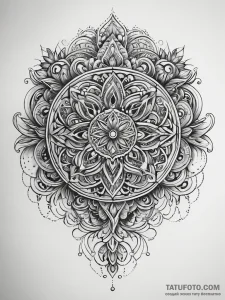 U, concept art for tattoo, black and white sk... - эскиз тату (№1751303613_0, 30.06.2025 17:13) — Tatufoto.com